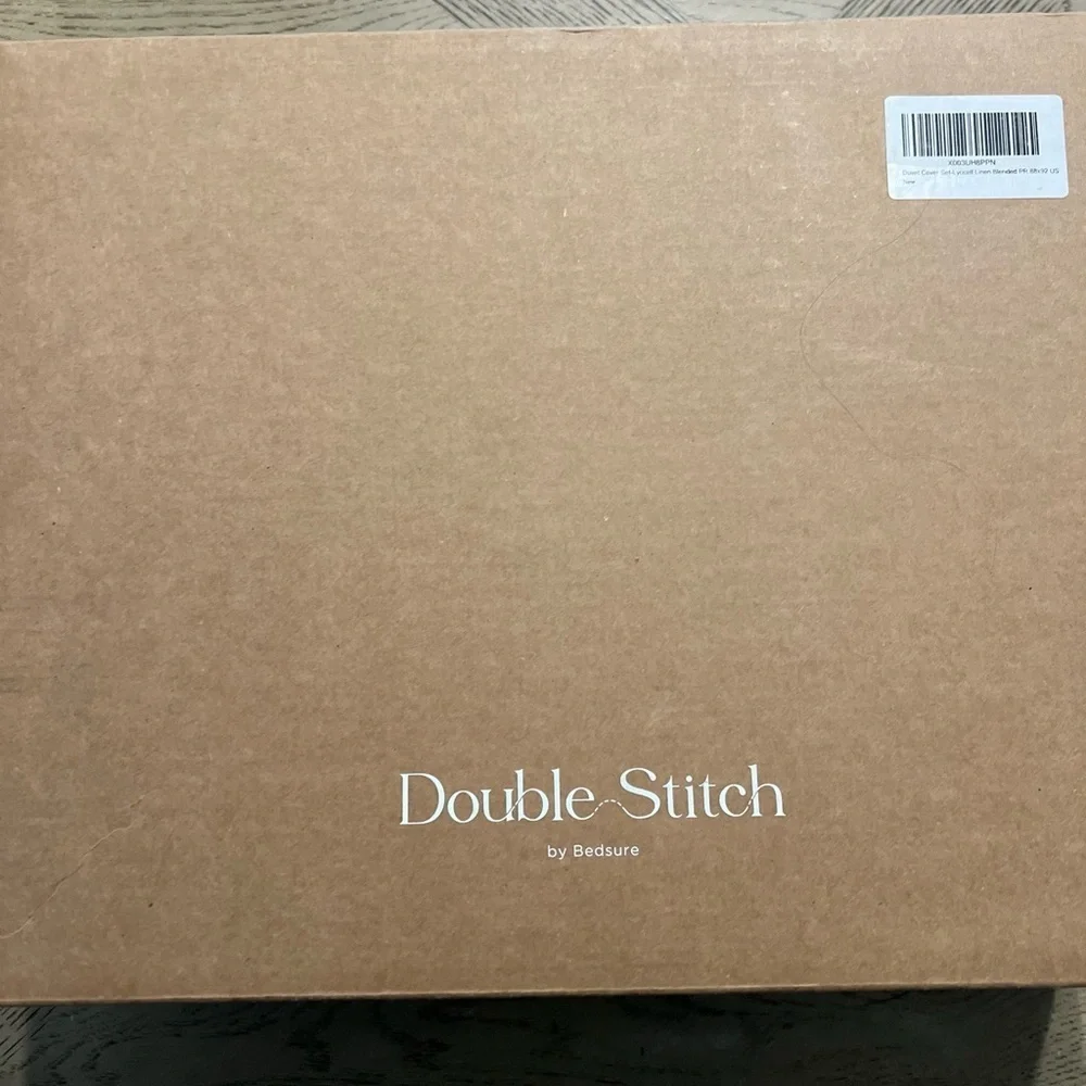COPY - Double Stitch by Bedsure Linen TENCEL Lyocell Duvet Cover Set - Soft Duv…